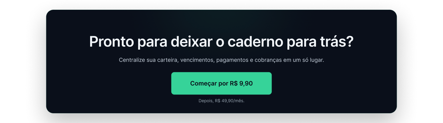 Pronto para deixar o caderno para trás